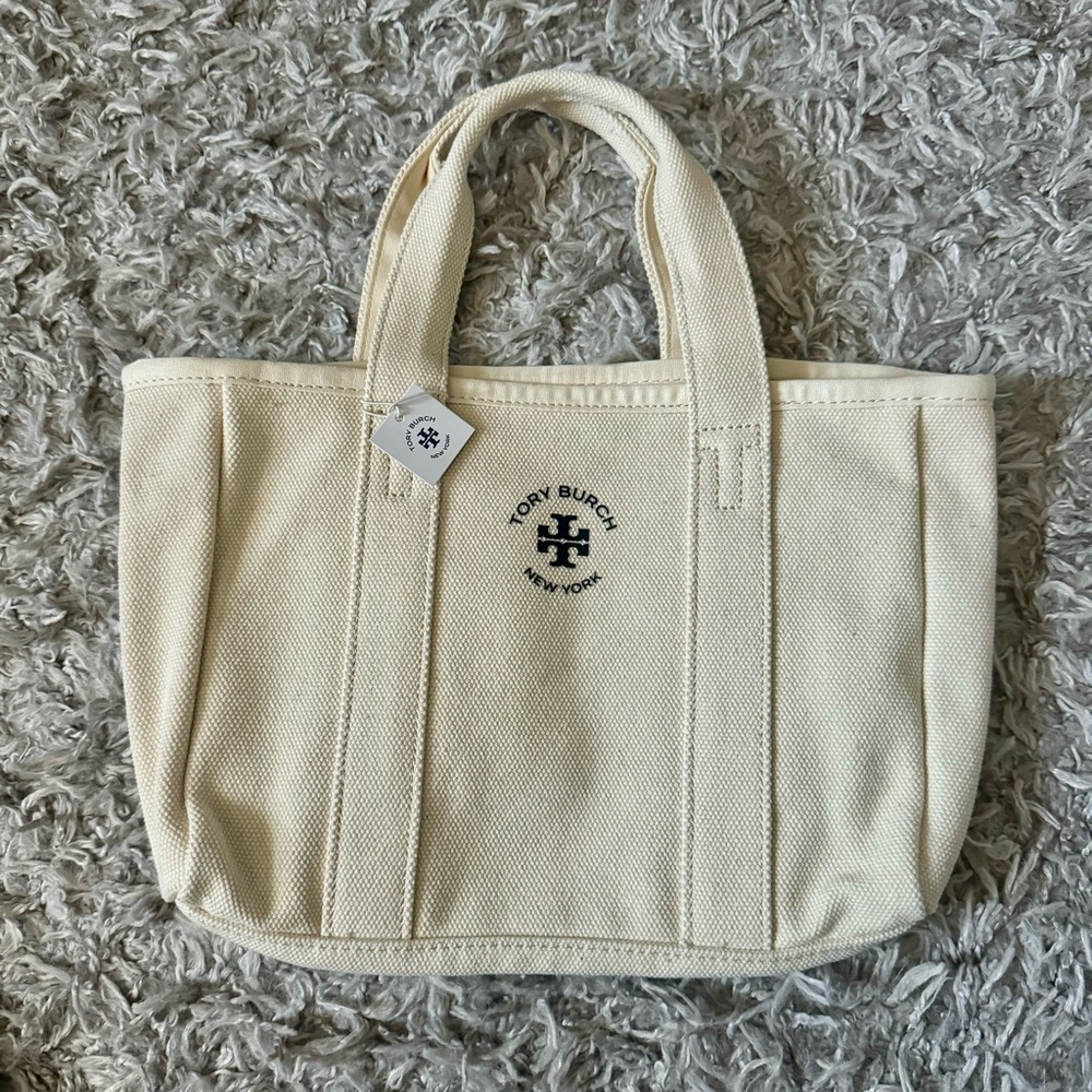 Tory Burch Mini Canvas Tote Bag
